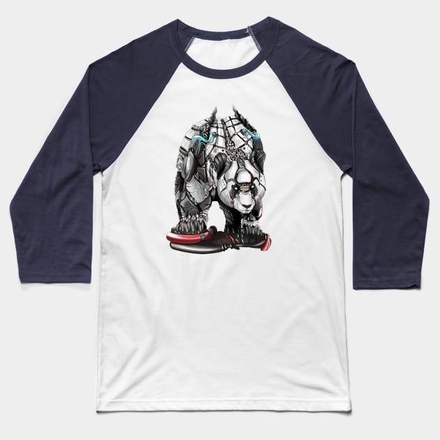 CYBER PANDA UNIQUE MERCH Baseball T-Shirt by Unikk.clo